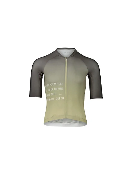 Cyklistický dres POC M's Pristine Print Jersey, zelený Cyklistický dres POC M's Pristine Print Jersey, zelený