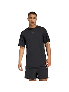 Pánské tričko adidas D4T PrimeLift 3 Stripes, černé, KE9937