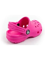 Dětské sandály Crocs Classic Clog T, růžové, pohodlné, módní