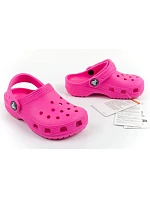 Dětské sandály Crocs Classic Clog T, růžové, pohodlné, módní