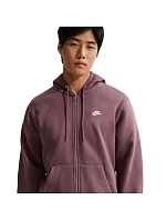 Pánská mikina Nike Club BB FZ Hoodie, hnědá, FN3861 502 Pánská mikina Nike Club BB FZ Hoodie, hnědá, FN3861 502