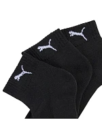 Ponožky Puma Cushioned Quarter, balení po 3 kusech, černé, 938581 01 Ponožky Puma Cushioned Quarter, balení po 3 kusech, černé, 938581 01