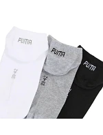 Ponožky Puma Sneaker Plain, balení po 3 kusech, šedé, bílé, černé 938624 17 Ponožky Puma Sneaker Plain, balení po 3 kusech, šedé, bílé, černé 938624 17