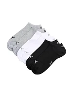 Ponožky Puma Sneaker Plain, balení po 3 kusech, šedé, bílé, černé 938624 17 Ponožky Puma Sneaker Plain, balení po 3 kusech, šedé, bílé, černé 938624 17