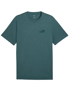 Pánské tričko Puma Ess 2 Color Small No. 1 Logo Tee, zelené, 684717 90