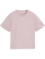 Dětské tričko Puma Ess Centered Cat Logo Boxy Tee, růžové, 685131 49