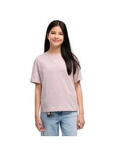 Dětské tričko Puma Ess Centered Cat Logo Boxy Tee, růžové, 685131 49