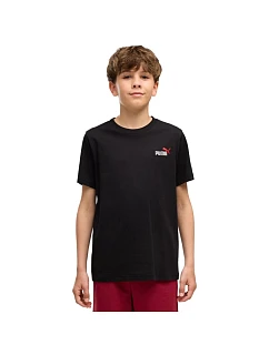 Dětské tričko Puma Ess 2 Color Small No.1 Logo Tee, černé, 685779 71