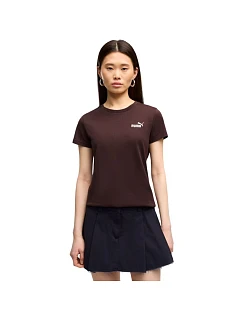 Dámské tričko Puma ESS Small No.1 Logo Tee(s), tmavě hnědé, 682373, 33