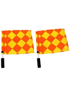 Praporky pro rozhodčí s rukojetí 2 ks