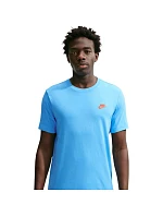 Pánské tričko Nike Club Tee světle modré AR4997 497