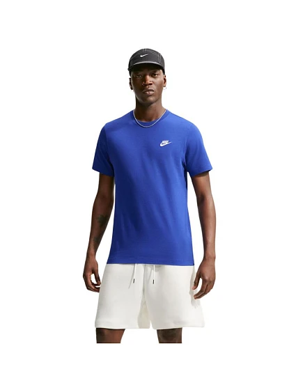 Pánské tričko Nike Club Tee, modré, AR4997, velikost 417