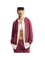 Dámská mikina Nike Studio Fleece Medium Weight, růžová, IM8504 654