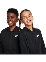Dětská mikina Nike Club Fleece, černá, FD3017 010 Dětská mikina Nike Club Fleece, černá, FD3017 010