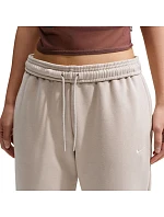 Dámské kalhoty Nike Studio Fleece krémové IM8076 236 Dámské kalhoty Nike Studio Fleece krémové IM8076 236