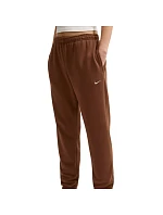 Dámské kalhoty Nike Studio Fleece světle hnědé IM8076 259 Dámské kalhoty Nike Studio Fleece světle hnědé IM8076 259
