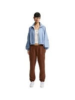 Dámské kalhoty Nike Studio Fleece světle hnědé IM8076 259 Dámské kalhoty Nike Studio Fleece světle hnědé IM8076 259