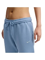 Dámské kalhoty Nike Studio Fleece světle modré IM8076 486