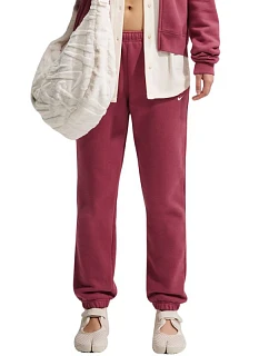 Dámské kalhoty Nike Studio Fleece, růžové, IM8076 654
