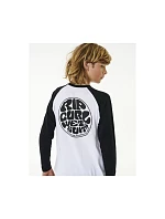 Chlapecké tričko RIP CURL Wettie Icon Ls Tee – Boy, bílé Chlapecké tričko RIP CURL Wettie Icon Ls Tee – Boy, bílé
