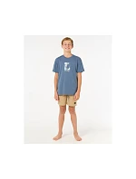 Tričko RIP CURL Raw Energy Frame Tee – chlapecké, tmavě modré Tričko RIP CURL Raw Energy Frame Tee – chlapecké, tmavě modré