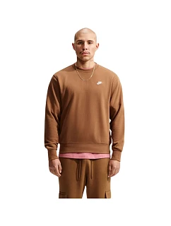Pánská mikina Nike Club FT světle hnědá FN3888 270