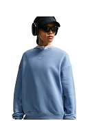 Dámská mikina Nike Studio Fleece, modrá, IM8082 486 Dámská mikina Nike Studio Fleece, modrá, IM8082 486