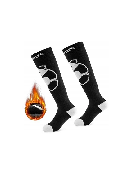 Qunature zimowe skarpety panda czarne 32-36 Qunature zimowe skarpety panda czarne 32-36