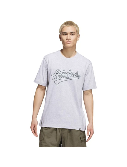 Pánské tričko adidas Varsity Tailsweep Graphic, šedé, KS2179 Pánské tričko adidas Varsity Tailsweep Graphic, šedé, KS2179