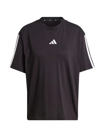 Dámské tričko adidas Essentials 3-Stripes Boyfriend, černé, JC5960 Dámské tričko adidas Essentials 3-Stripes Boyfriend, černé, JC5960
