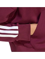 Dámská mikina adidas Essentials 3-Stripes z francouzského froté s čtvrtinovým zipem, vínová, KF8316 Dámská mikina adidas Essentials 3-Stripes z francouzského froté s čtvrtinovým zipem, vínová, KF8316