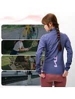 Dámská cyklistická bunda Rockbros YPW069 TVI S – fialová