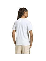 Dámské tričko adidas Animal Graphic, bílé, KT9719 Dámské tričko adidas Animal Graphic, bílé, KT9719