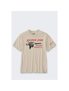Tričko Carhartt Lightweight Graphic Fab Oat Milk