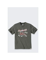 Tričko Carhartt Dearborn Holiday BASIL HEATHER Tričko Carhartt Dearborn Holiday BASIL HEATHER