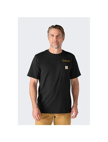 Tričko Carhartt Irvine Hard Work BLACK