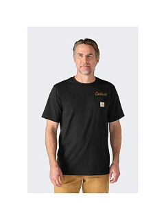 Tričko Carhartt Irvine Hard Work BLACK
