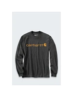 Tričko Carhartt Dearborn Relaxed LS s logem CARBON Tričko Carhartt Dearborn Relaxed LS s logem CARBON