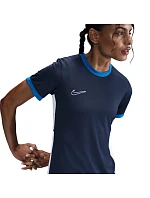 Dámské tričko Nike Dri-Fit Academy 25 SS, tmavě modré, FZ9756, velikost 410 Dámské tričko Nike Dri-Fit Academy 25 SS, tmavě modré, FZ9756, velikost 410
