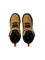 Lee Cooper sportovní boty, hnědé kotníkové boty s podšívkou a suchým zipem Lee Cooper sportovní boty, hnědé kotníkové boty s podšívkou a suchým zipem