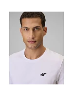 Pánské hladké tričko slim 4F 4FRMM00TTSHM4193-10S Pánské hladké tričko slim 4F 4FRMM00TTSHM4193-10S