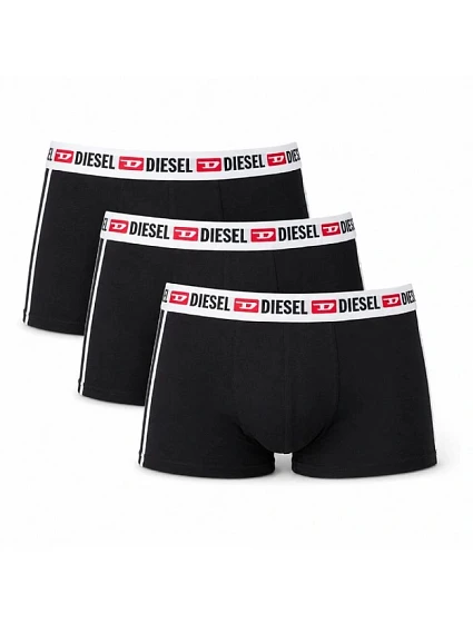 Diesel – pánské boxerky Men Shawn, 3 ks v balení, černé, módní, bavlněné Diesel – pánské boxerky Men Shawn, 3 ks v balení, černé, módní, bavlněné