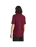 Pánské tričko adidas Essentials Small Logo Single Jersey, vínové, KF2403