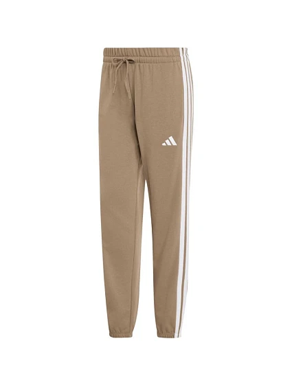 Dámské kalhoty adidas Essentials 3-Stripes French Terry Cuffed, béžové, KF8338, dámské Dámské kalhoty adidas Essentials 3-Stripes French Terry Cuffed, béžové, KF8338, dámské
