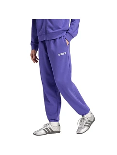 Dámské kalhoty adidas Essentials Linear French Terry Cuffed, fialové, KF8363