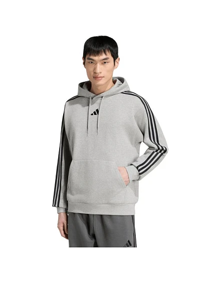Pánská mikina adidas Essentials 3-Stripes French Terry Hoodie, šedá, KY4202 Pánská mikina adidas Essentials 3-Stripes French Terry Hoodie, šedá, KY4202