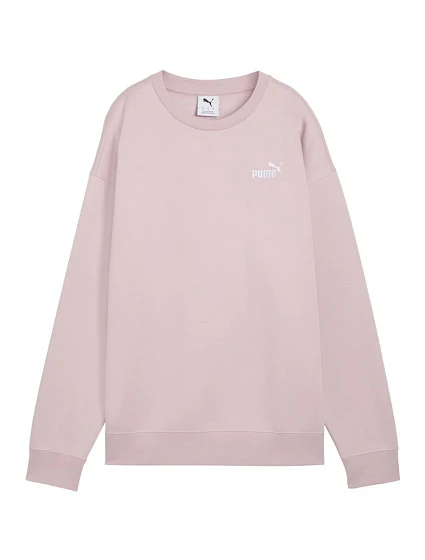 Dámská mikina Puma ESS Small No. 1 Logo Relaxed Crew, růžová, 633268 49