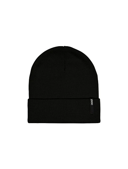 Čepice POC Beanie Flat, černá Čepice POC Beanie Flat, černá