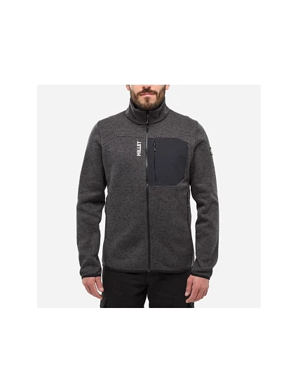 Mikina MILLET M CHAMONIX KNIT JKT černá Mikina MILLET M CHAMONIX KNIT JKT černá