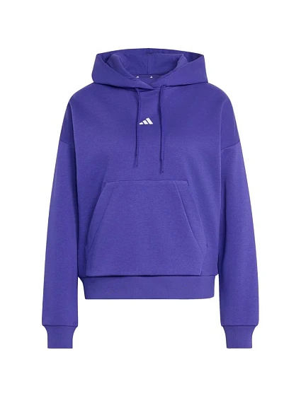 Dámská mikina adidas Essentials Small Logo Feel Cozy Hoodie, fialová, KF8402 Dámská mikina adidas Essentials Small Logo Feel Cozy Hoodie, fialová, KF8402